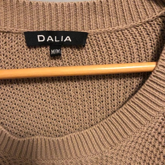 Dalia Light Brown Knit Sweater - Picture 2 of 3